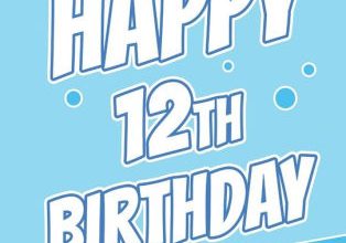Happy Birthday Wishes for 12-year-old Boy and Girl
