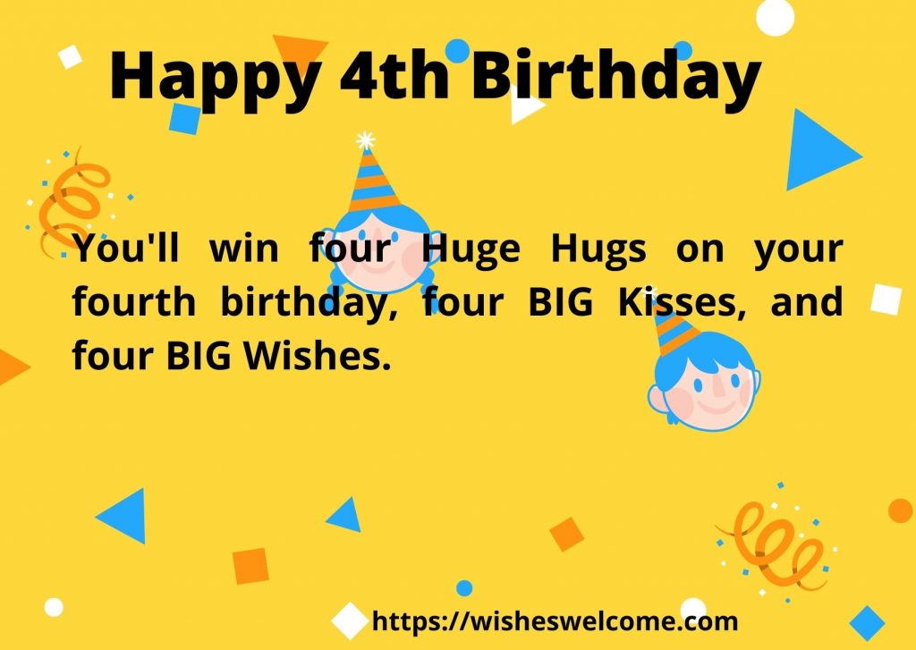 4rth birthday quotes for boys