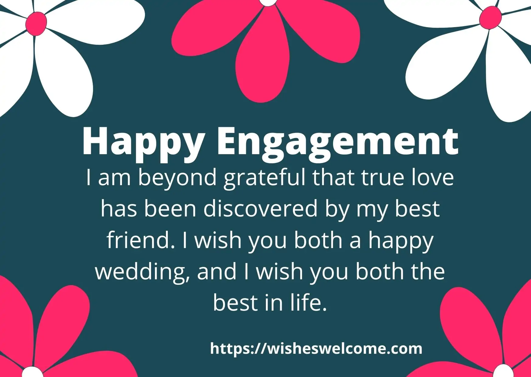 Wishes for best friend engagement